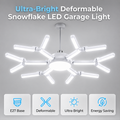 📢📢40% OFF !! ⏰Deformable Snowflake LED Garage Light