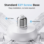 📢📢40% OFF !! ⏰Deformable Snowflake LED Garage Light