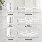 📢📢40% OFF !! ⏰Deformable Snowflake LED Garage Light