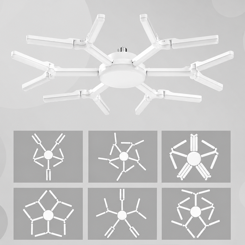 📢📢40% OFF !! ⏰Deformable Snowflake LED Garage Light