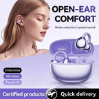 🎧✨ Open-ear Bluetooth headphones – HiFi sound, dual connect, AI noise reduction!