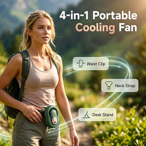 📢📢40% OFF !! ⏰4-in-1 Portable Waist Fan