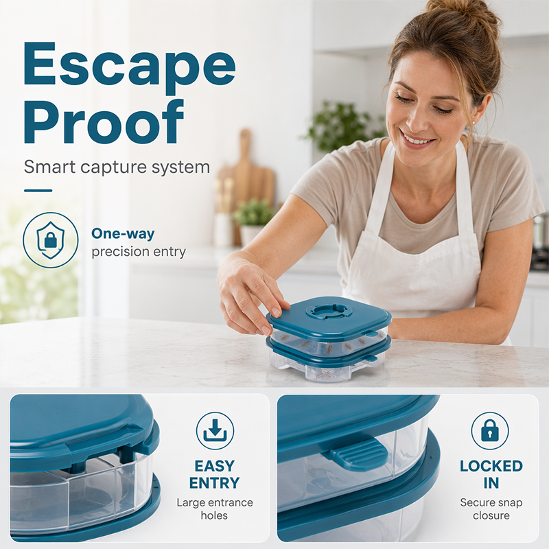📢📢40% OFF !! ⏰Reusable Cockroach Bait Station