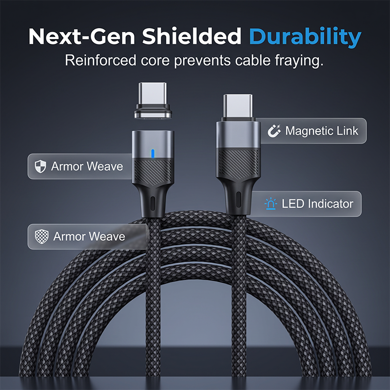 📢📢50% OFF !! ⏰Fast Charging Magnetic USB Data Cable