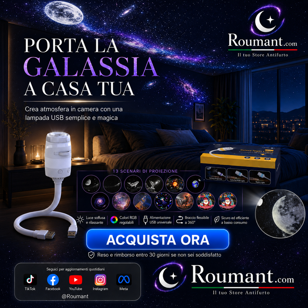 🌌 49% OFF NOW! 💫 USB lamp with starry sky projection – 13 interchangeable film discs & flexible neck – perfect for the bedroom ✨