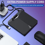7-in-1 USB 3.0 Type-C External DVD Drive