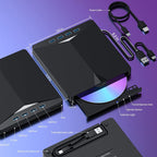 7-in-1 USB 3.0 Type-C External DVD Drive