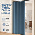 No-Drill Magnetic Accordion Door Curtain