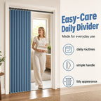 No-Drill Magnetic Accordion Door Curtain