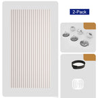 No-Drill Magnetic Accordion Door Curtain