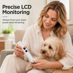 🔥🎁 Buy 2, Get 1 Free!! 🥳 💞 Over 50,000 Sold! ⚡🐾 Electric nail grinder for dogs and cats with LED battery indicator – gentle nail filing.
