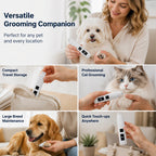 🔥🎁 Buy 2, Get 1 Free!! 🥳 💞 Over 50,000 Sold! ⚡🐾 Electric nail grinder for dogs and cats with LED battery indicator – gentle nail filing.