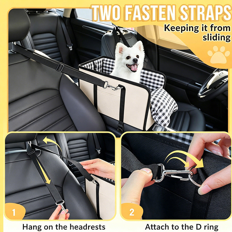 🐕🚗 Console Dog Car Seat – 50% OFF! Non-slip, portable, booster height – safe & comfy travel for your pup. 🔥🛡️