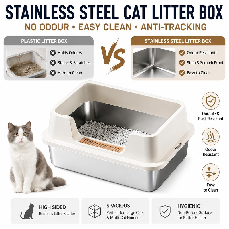 😺💩 50% OFF! The Litter Box That Ends Messy Floors & Bad Odors – Perfect for Multi-Cat Homes. 🛡️💨