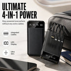 📢📢40% OFF !! ⏰Portable Power Bank with 4 Built-in Cables