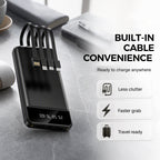 📢📢40% OFF !! ⏰Portable Power Bank with 4 Built-in Cables