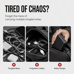 📢📢40% OFF !! ⏰Portable Power Bank with 4 Built-in Cables