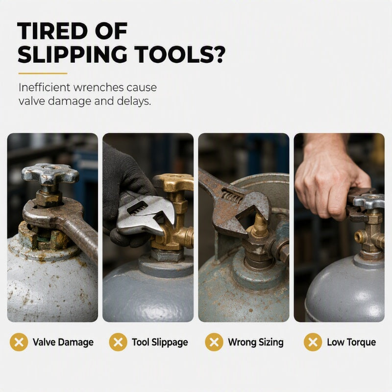 📢📢50% OFF !! ⏰Multi-Use Gas Cylinder Wrench