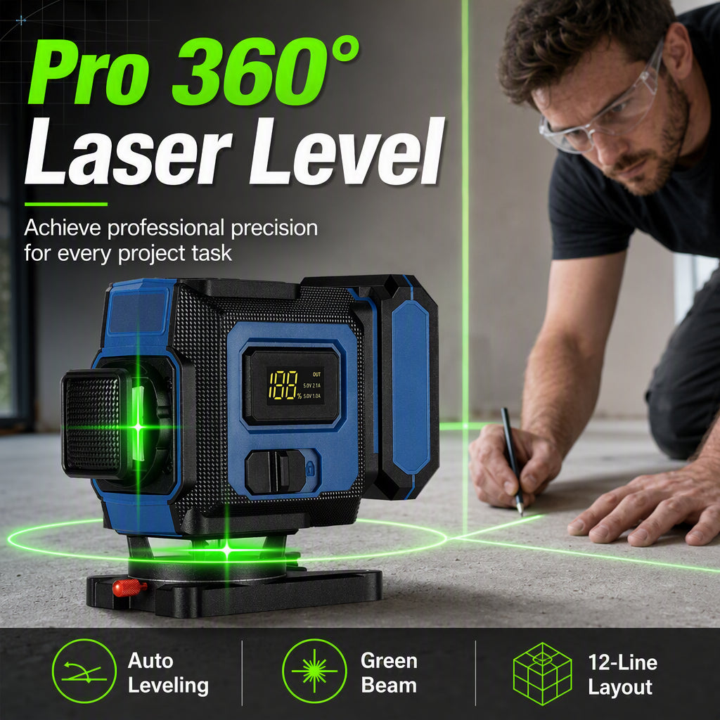 📢📢40% OFF !! ⏰Self-Leveling Green Laser Level