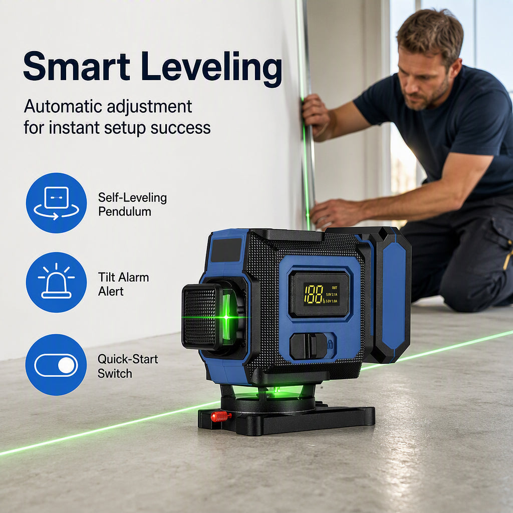 📢📢40% OFF !! ⏰Self-Leveling Green Laser Level