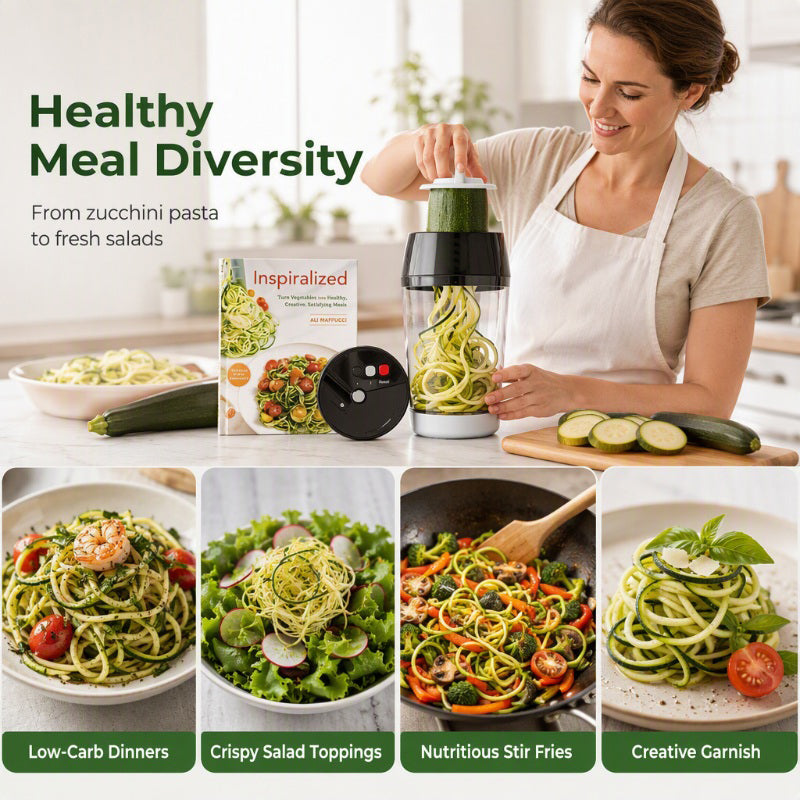 ⏳Limited-time 50% off⏰Handheld Vegetable Spiralizer Slicer🔪🥒🥕