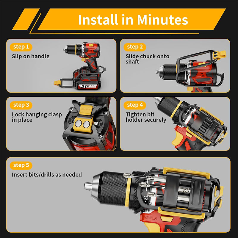 📢📢40% OFF !! ⏰Universal Bit Holder for Cordless Drills